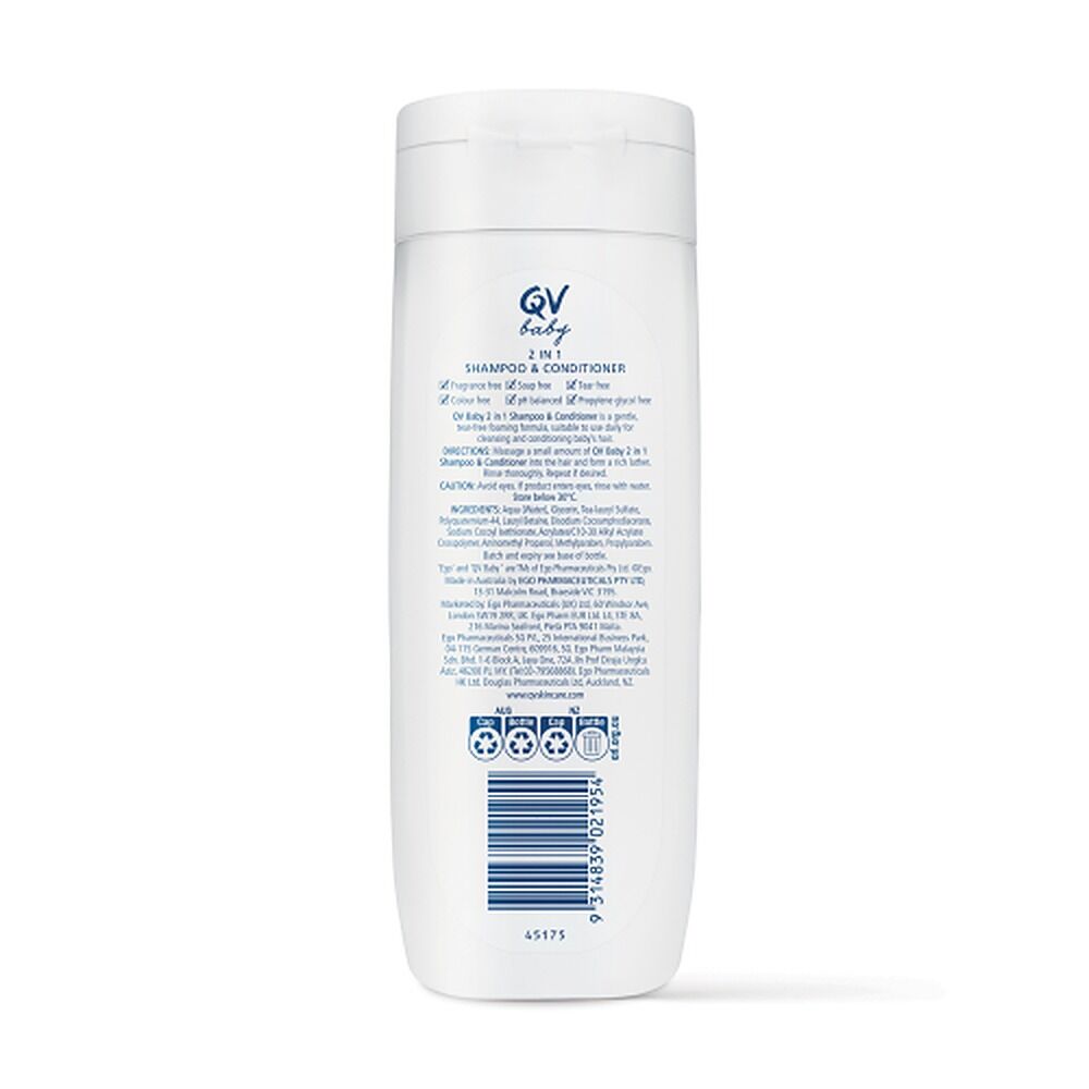 Ego QV Baby 2 in 1 Shampoo & Conditioner 250g