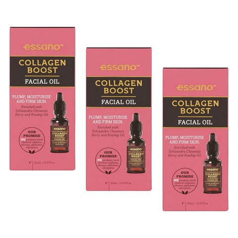 Essano Collagen Boost Retinol Face Oil 20mL Pack of 3