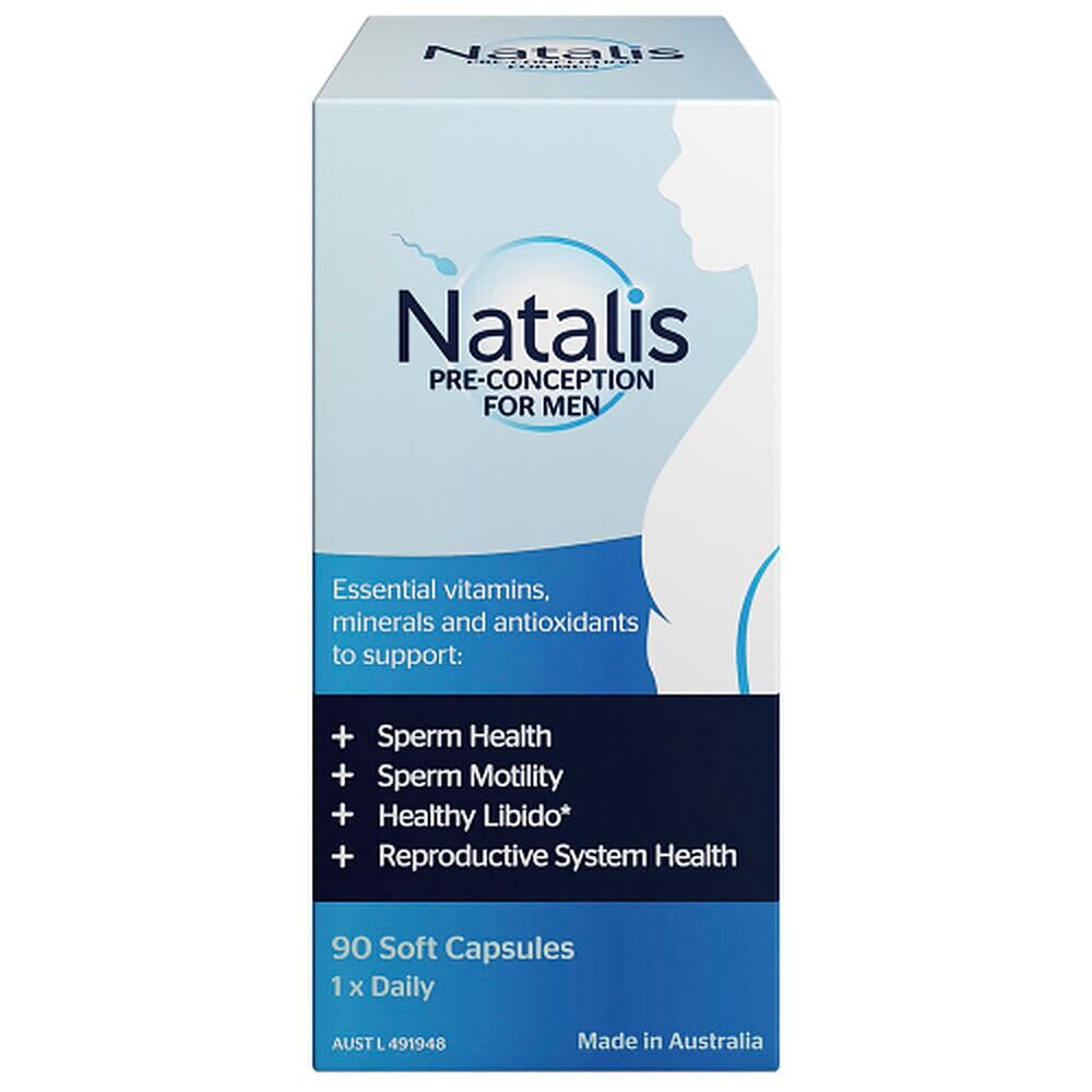 Natalis Pre-Conception for Men Blue 90 Capsules