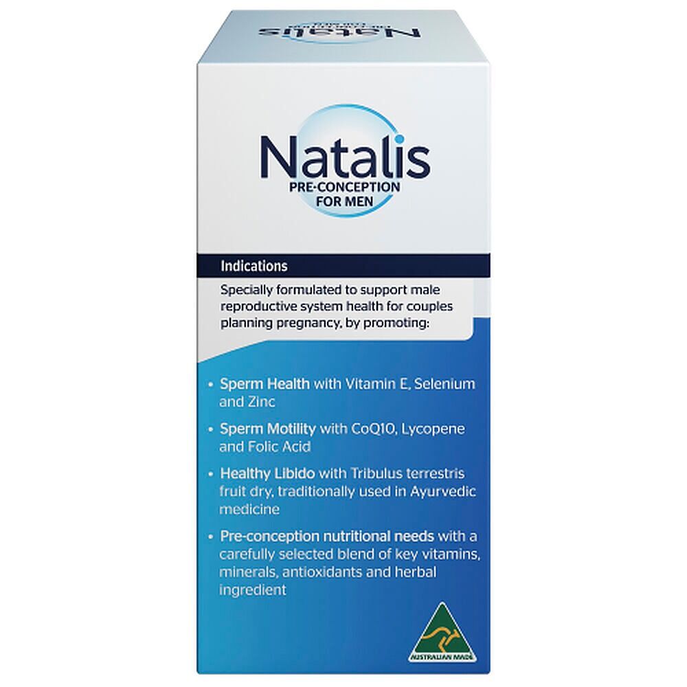 Natalis Pre-Conception for Men Blue 90 Capsules
