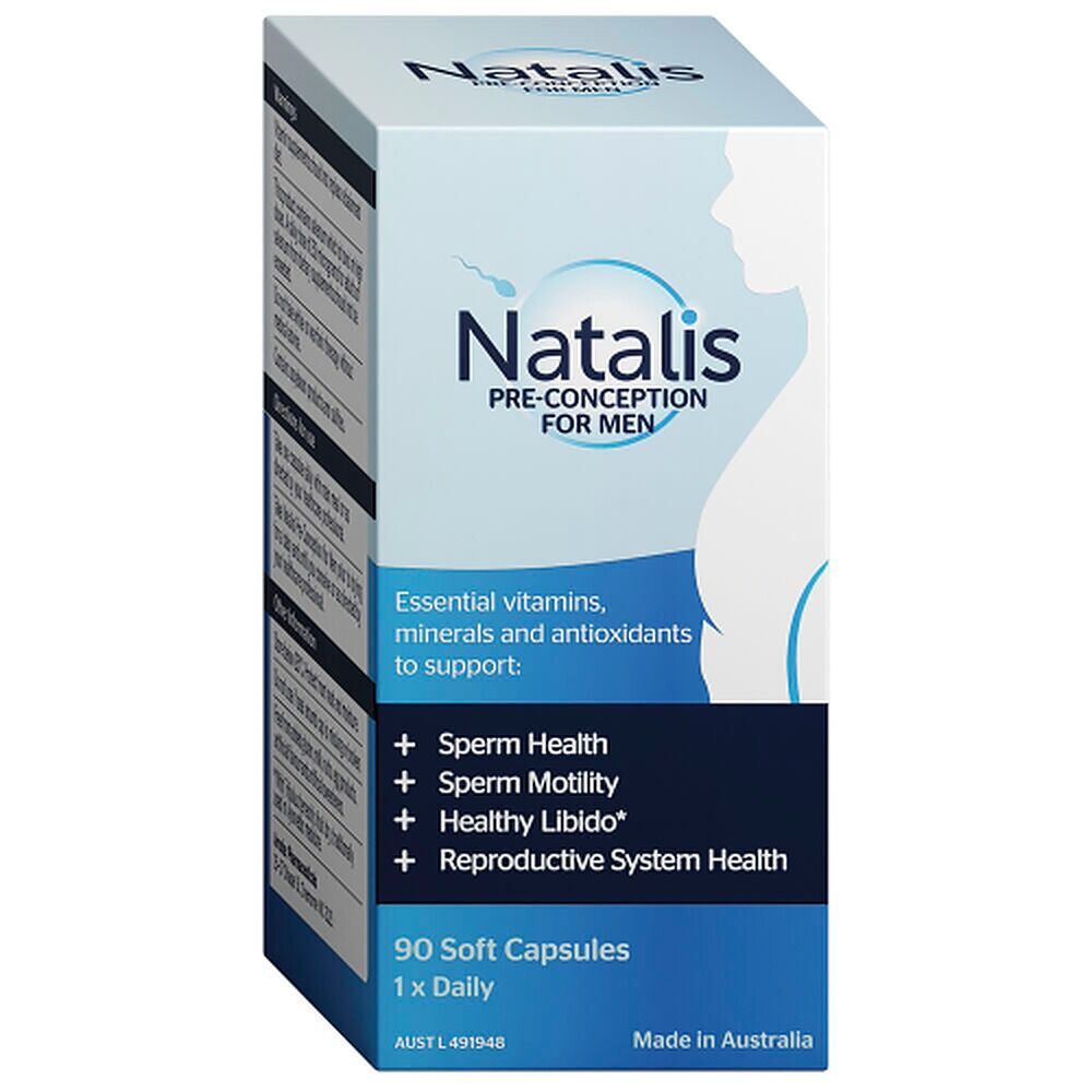 Natalis Pre-Conception for Men Blue 90 Capsules
