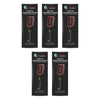 Soodox Organic Hair Oil Dispensing Brush Black Pack of 5