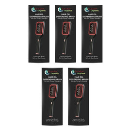 Soodox Organic Hair Oil Dispensing Brush Black Pack of 5