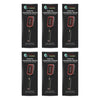 Soodox Organic Hair Oil Dispensing Brush Black Pack of 6