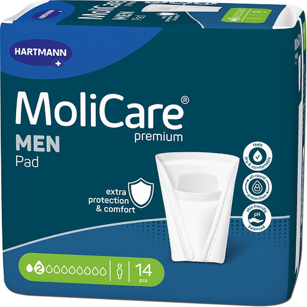MoliCare Premium Men Pad 2 Drops 14 Pieces x 12