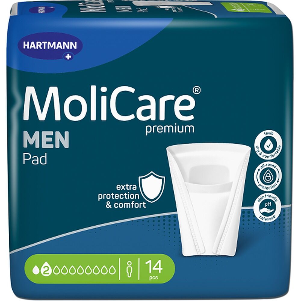 MoliCare Premium Men Pad 2 Drops 14 Pieces x 12