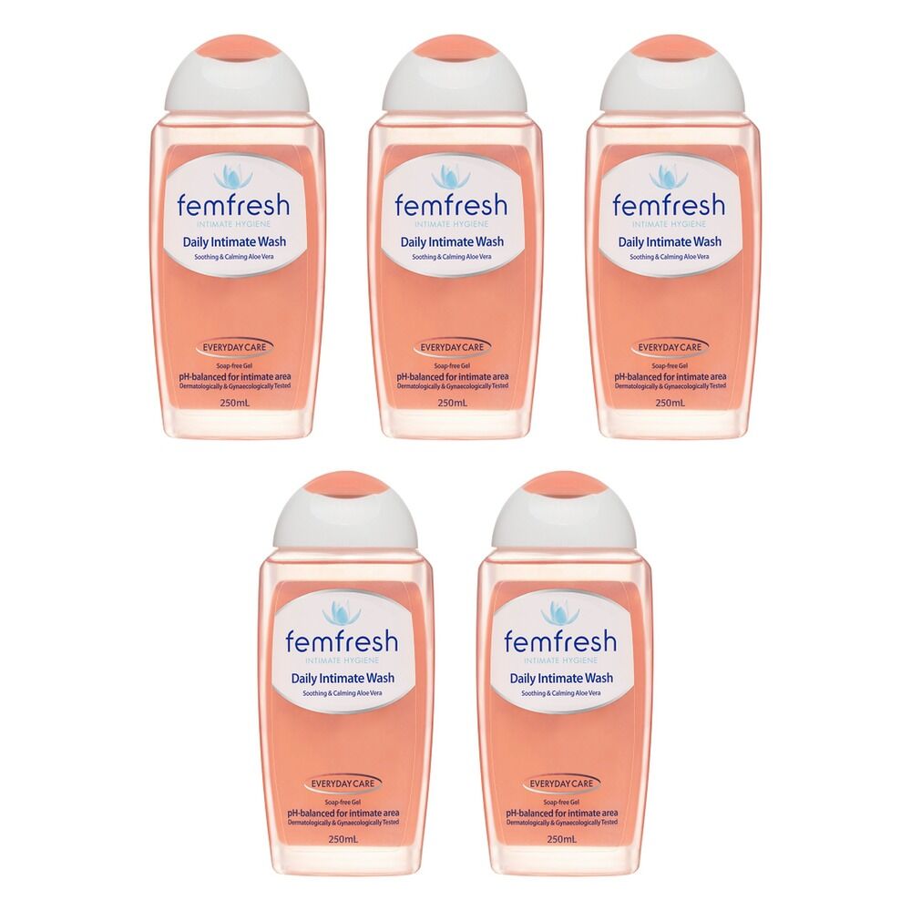 Femfresh Daily Intimate Wash 250mL Pack of 5