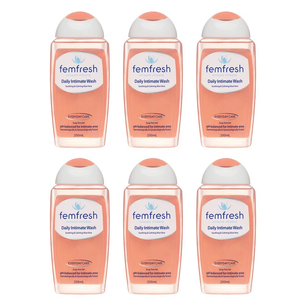 Femfresh Daily Intimate Wash 250mL Pack of 6