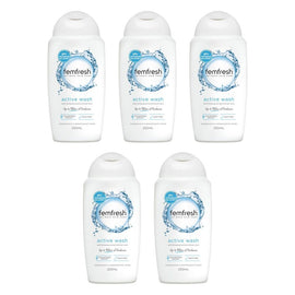 Femfresh Active Wash 250mL Pack of 5