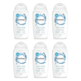 Femfresh Active Wash 250mL Pack of 6