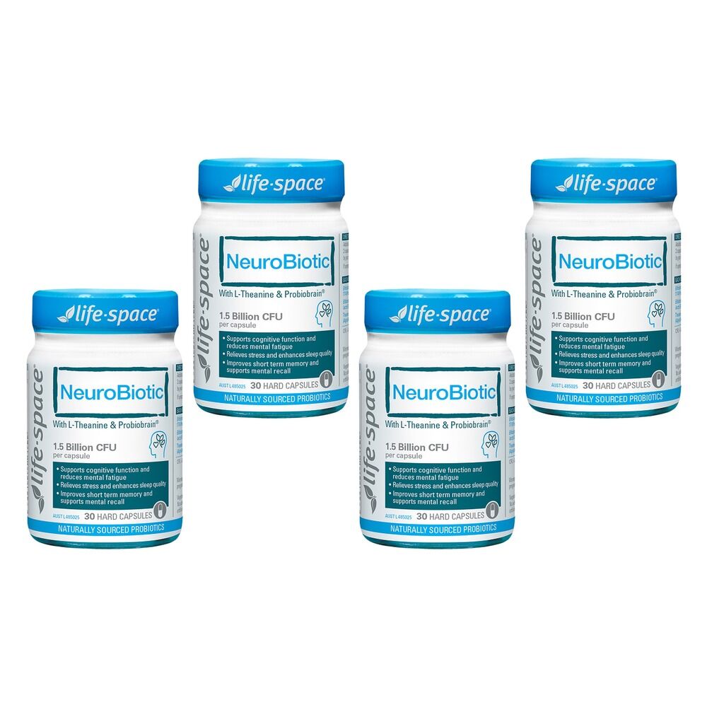 Life-Space NeuroBiotic 30 Capsules Pack of 4
