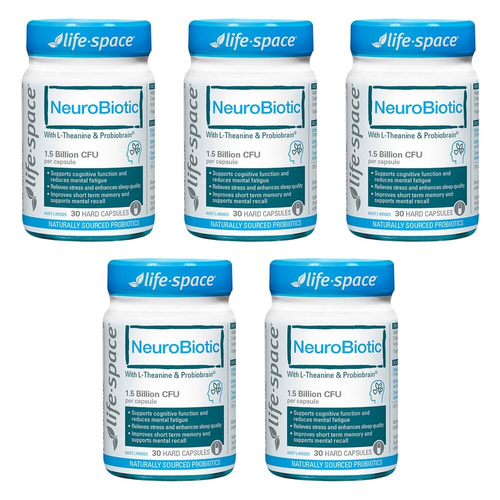 Life-Space NeuroBiotic 30 Capsules Pack of 5