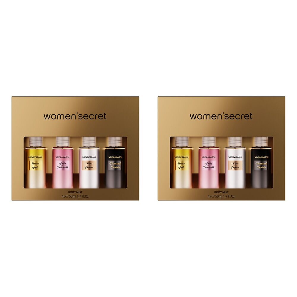 Women'secret Gift Set Metallic 4 x 50mL Pack of 2