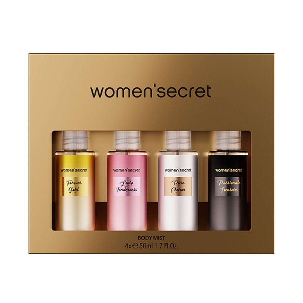 Women'secret Gift Set Metallic 4 x 50mL