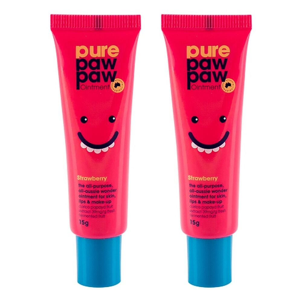 Pure Paw Paw Strawberry Ointment 15g Pack of 2