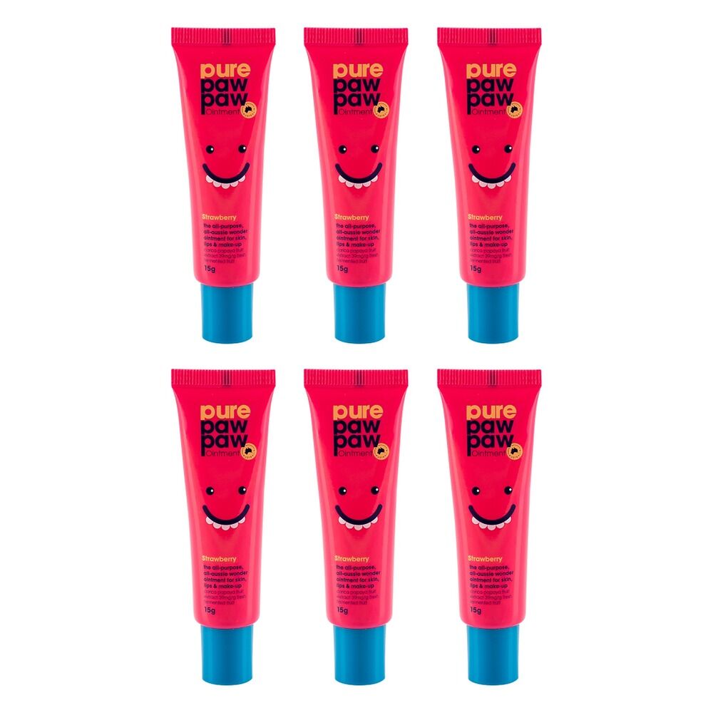 Pure Paw Paw Strawberry Ointment 15g Pack of 6
