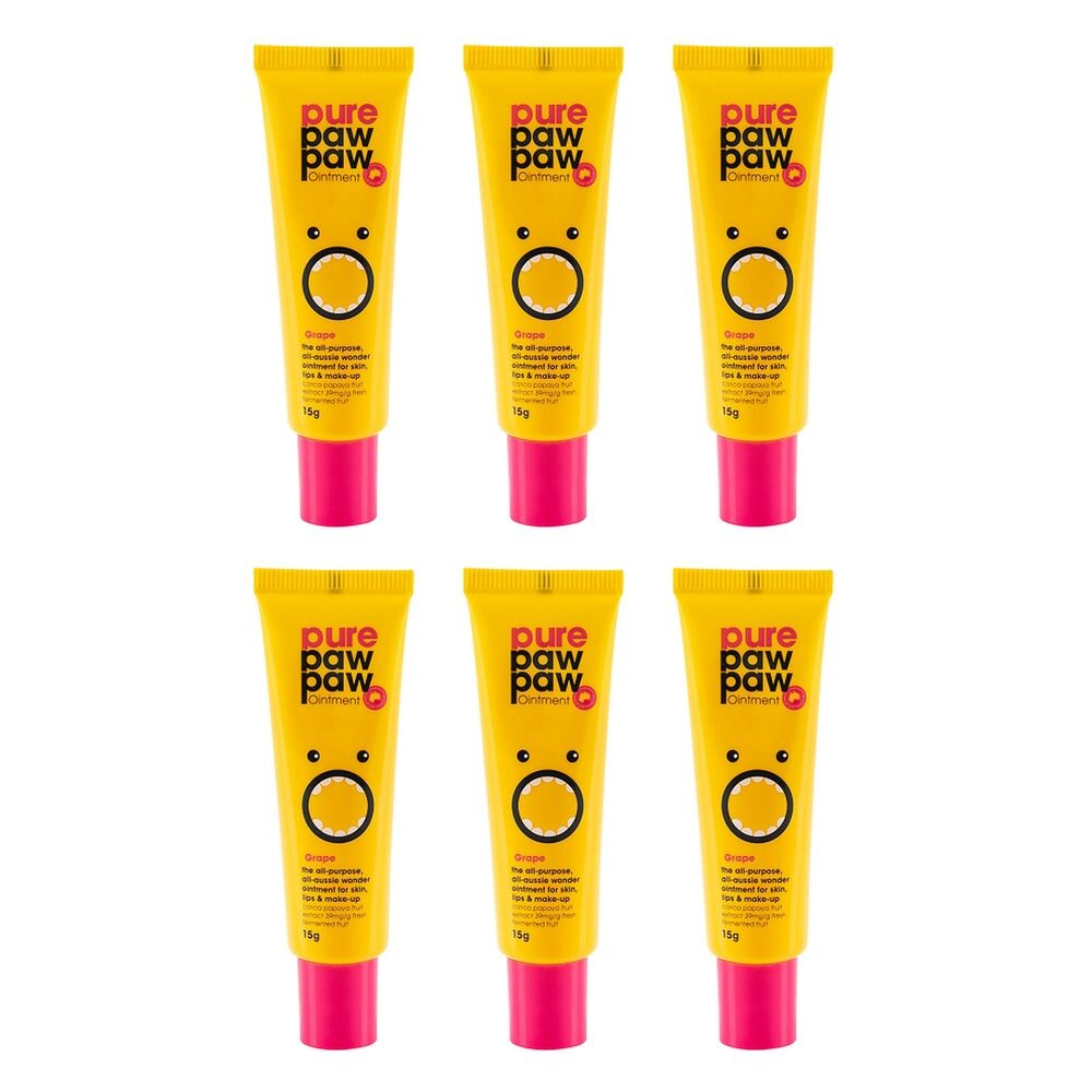 Pure Paw Paw Grape Ointment 15g Pack of 6