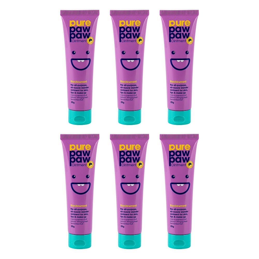 Pure Paw Paw Ointment Blackcurrant 25g Pack of 6