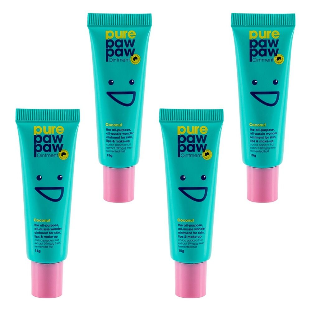 Pure Paw Paw Ointment Coconut 15g Pack of 4