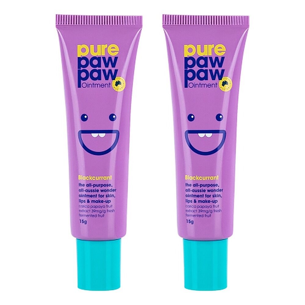 Pure Paw Paw Blackcurrant Ointment 15g Pack of 2