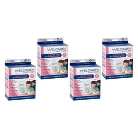 Welcare Nurture Breast Milk Storage Bags 30 Pack Bundle of 4