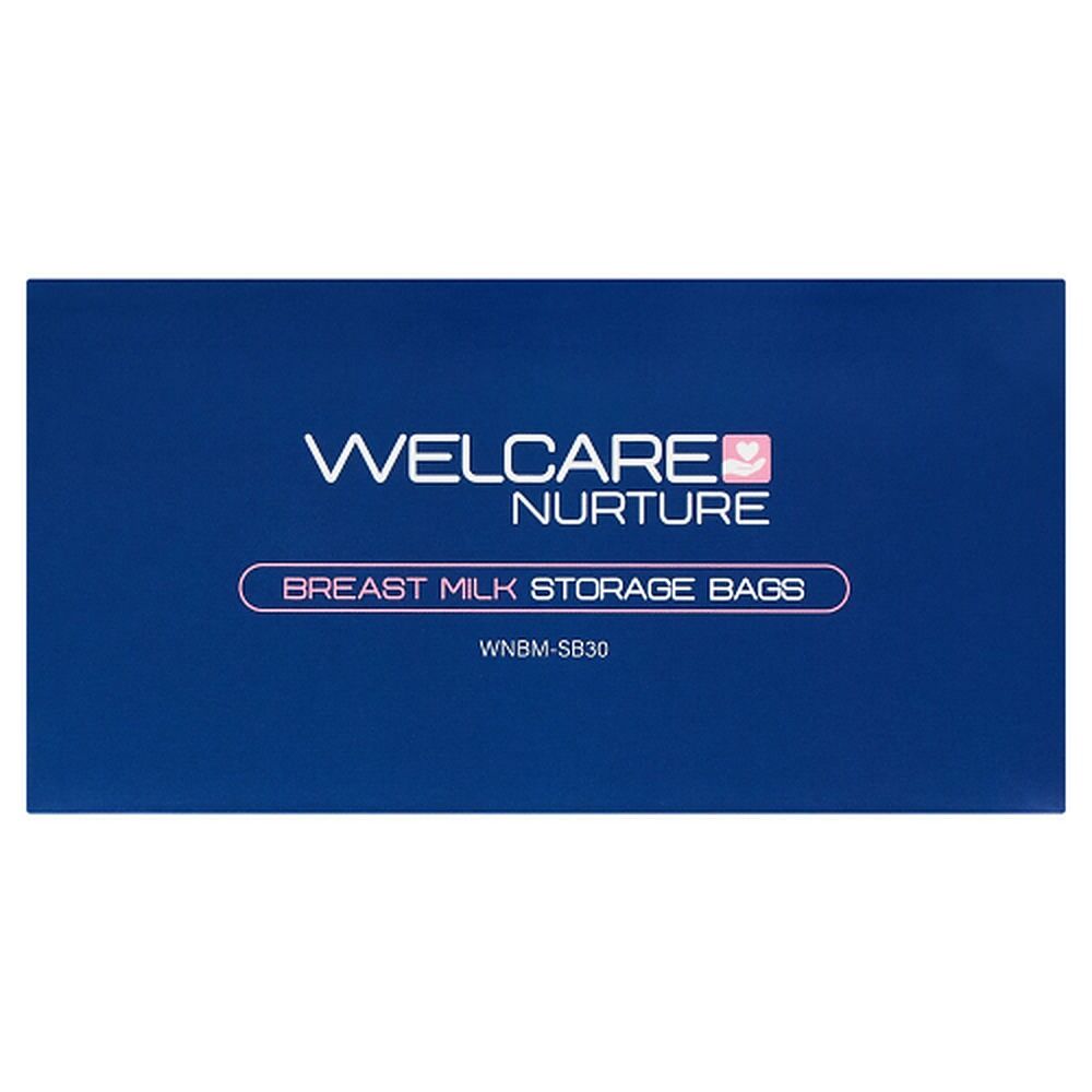 Welcare Nurture Breast Milk Storage Bags 30 Pack