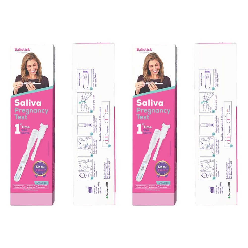 Salistick Saliva Pregnancy Test Pack of 2