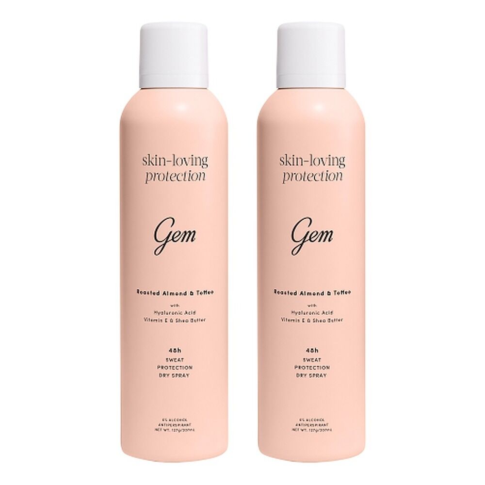 GEM Skin Loving Deodorant Roasted Almond & Toffee 207mL Pack of 2