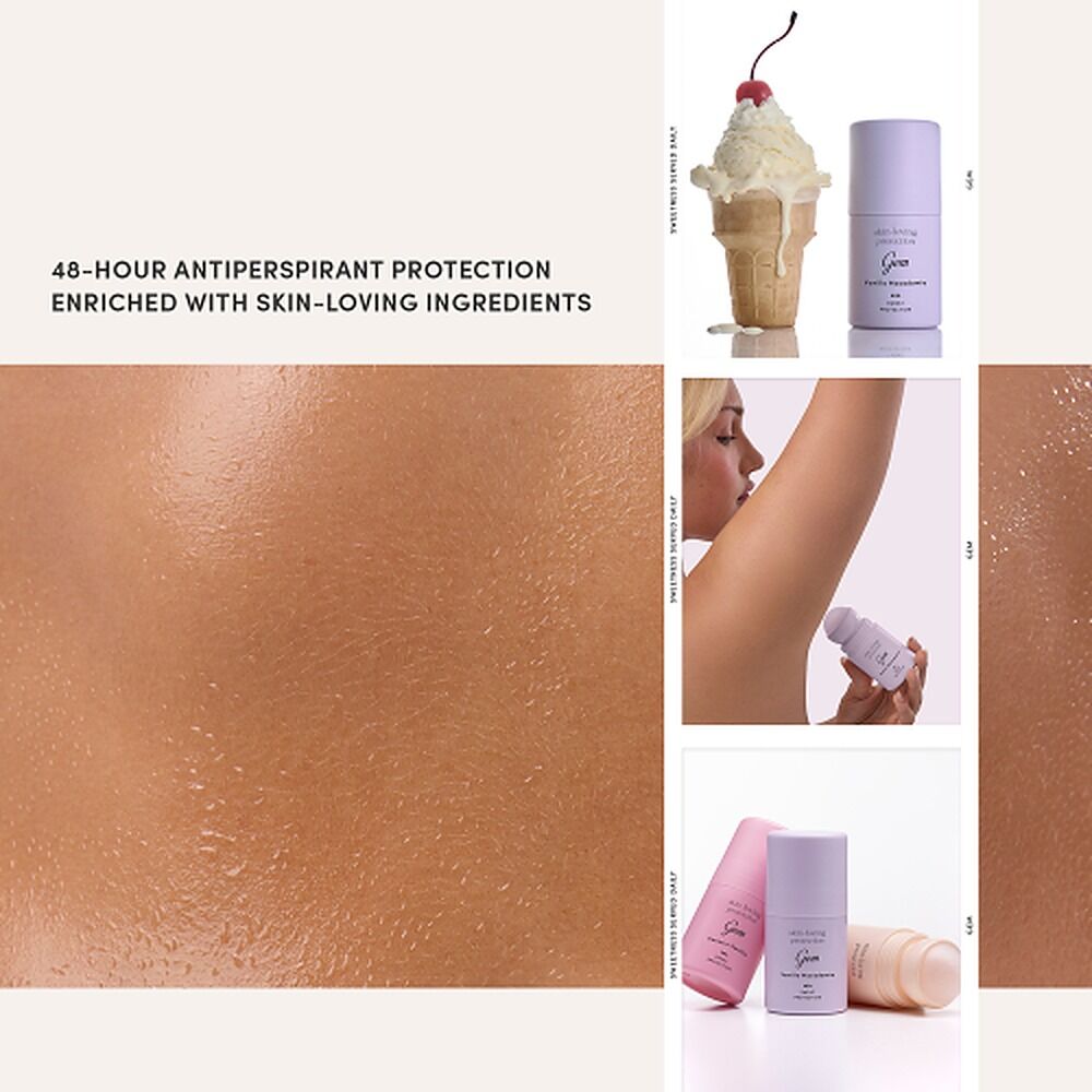 GEM Skin Loving Roll On Deodorant Vanilla Macadamia 50mL