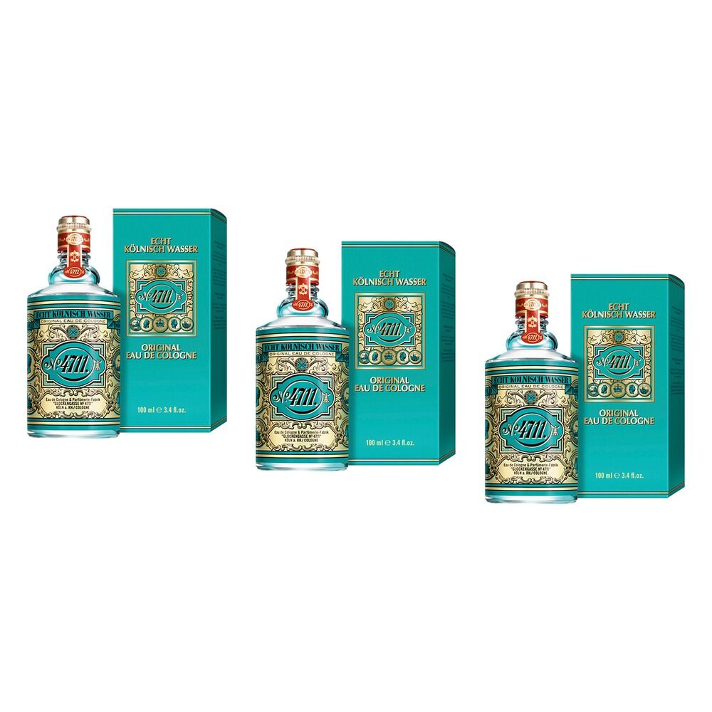 4711 Original Eau De Cologne Natural Spray 100mL Pack of 3