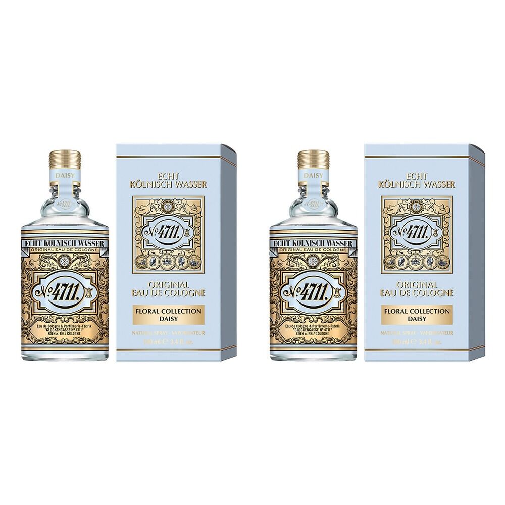 4711 Original Eau De Cologne Floral Daisy Natural Spray 100mL Pack of 2