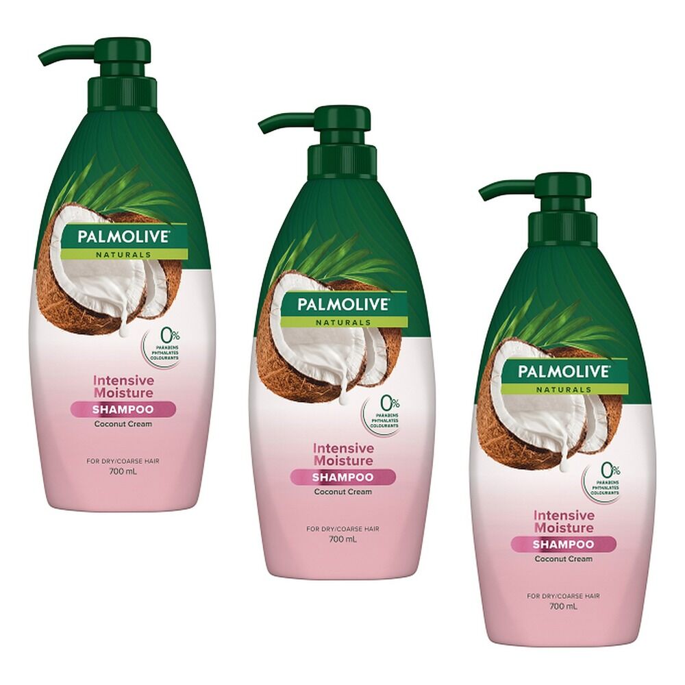 Palmolive Naturals Intensive Moisture Shampoo 700mL Pack of 3