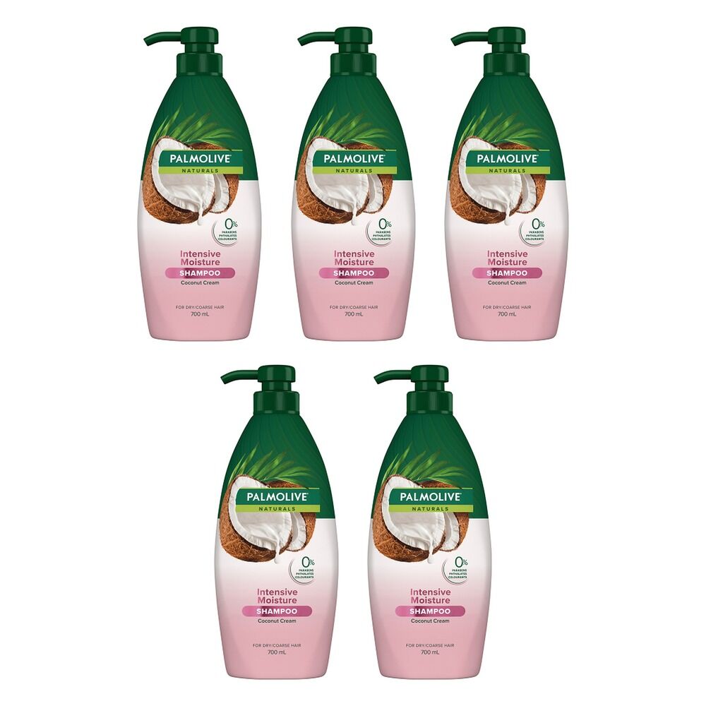 Palmolive Naturals Intensive Moisture Shampoo 700mL Pack of 5
