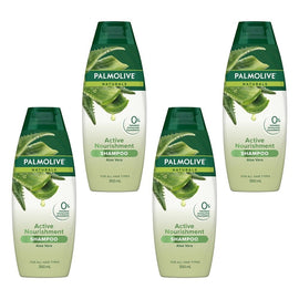 Palmolive Naturals Nourishment Active Shampoo 350mL Pack of 4