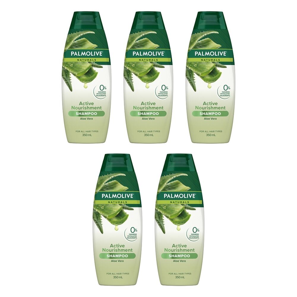 Palmolive Naturals Nourishment Active Shampoo 350mL Pack of 5