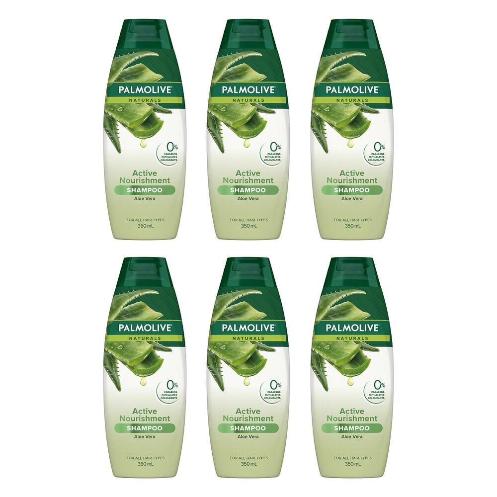 Palmolive Naturals Nourishment Active Shampoo 350mL Pack of 6