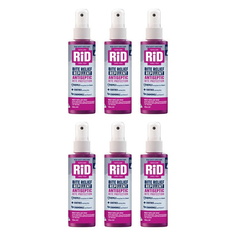 Rid Bite Relief Repellent 100mL Pack of 6