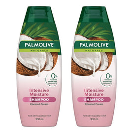 Palmolive Naturals Intensive Moisture Shampoo 350mL Pack of 2