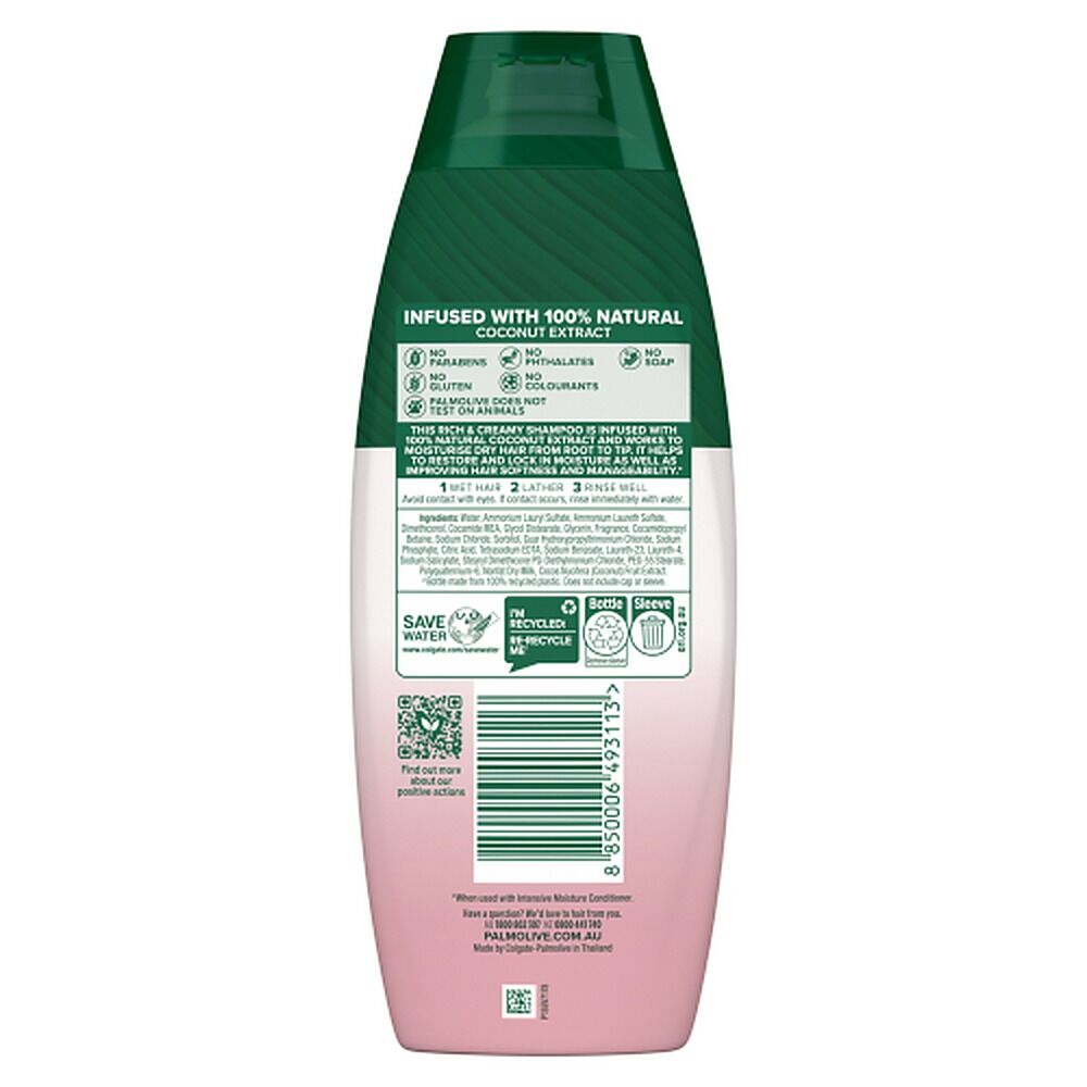 Palmolive Naturals Intensive Moisture Shampoo 350mL