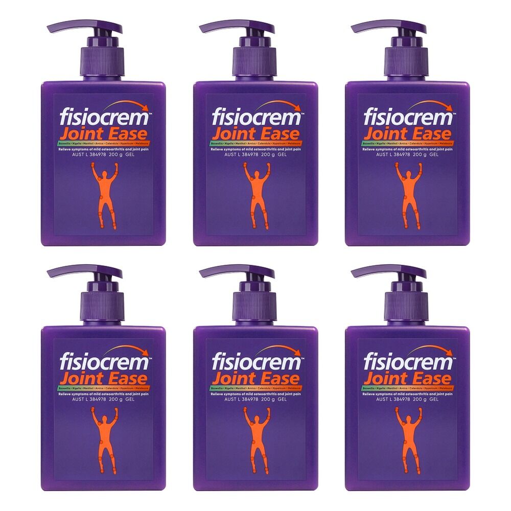 Fisiocrem Joint Ease Massage Gel 200g Pack of 6