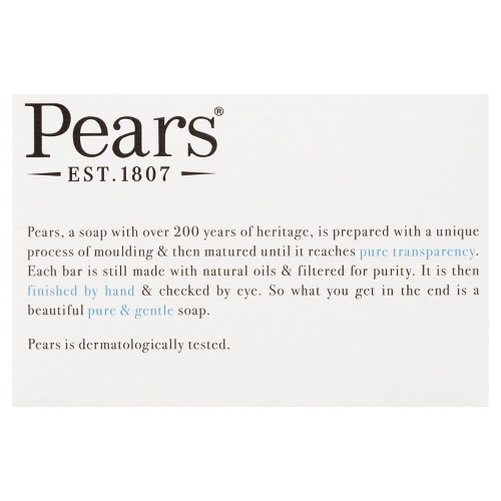 Pears Pure & Gentle Soap With Mint Extracts 3 x 125g