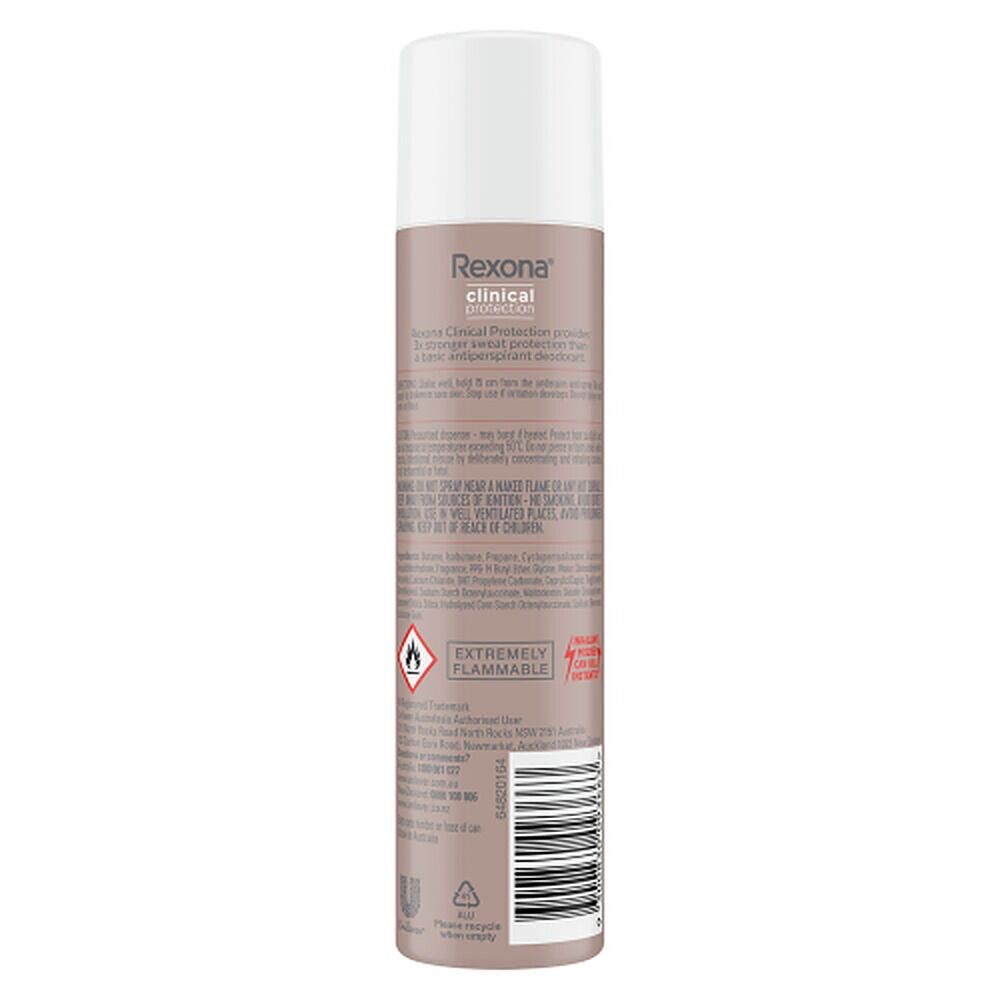 Rexona Clinical Protection Invisible Antiperspirant Deodorant 180mL