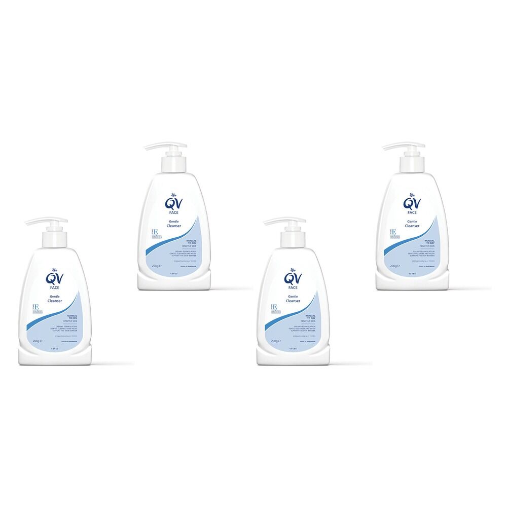 Ego Gentle Facial Cleanser for Sensitive Skin 200g Pack of 4