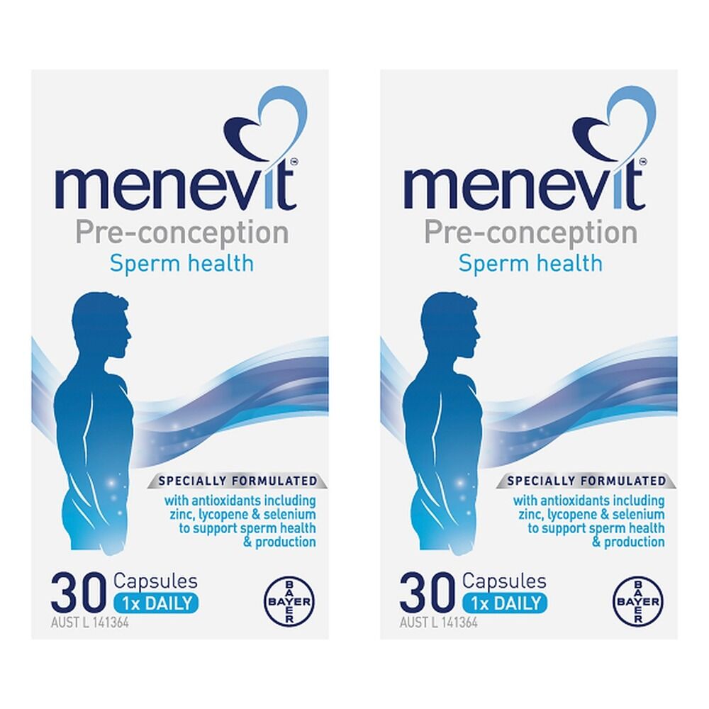 Menevit Pre-Conception Sperm Health 30 Capsules Pack of 2