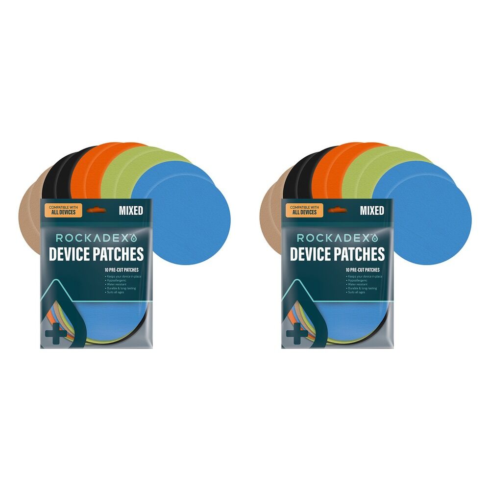 Rockadex Universal Patches Mixed 10 Pack Bundle of 2