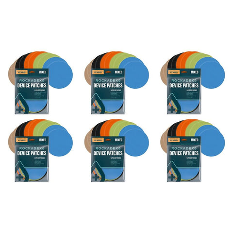 Rockadex Universal Patches Mixed 10 Pack Bundle of 6