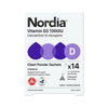 Nordia Vitamin D3 1000IU Clean Unflavoured Powder 2g Sachets