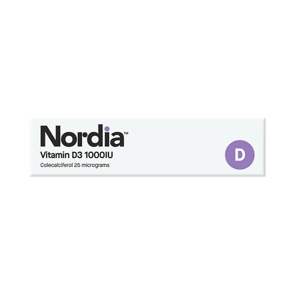 Nordia Vitamin D3 1000IU Clean Unflavoured Powder 2g Sachets