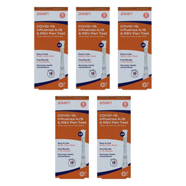 2San Covid-19/Influenza/RSV Pen Test 5 Pack Bundle of 5