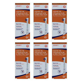 2San Covid-19/Influenza/RSV Pen Test 5 Pack Bundle of 6